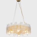 Loft Industry Modern - Crystall Pipe Chandelier